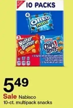 Target Nabisco multipack snacks offer