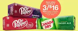 Target Select Dr Pepper, Canada Dry & more offer