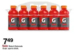 Target Select Gatorade sports drink offer