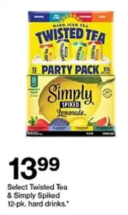 Target Twisted Tea & Simply Spiked hard drinks offer