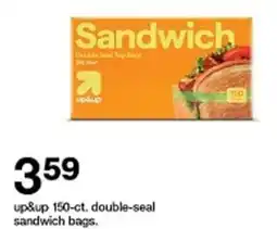 Target up&up double-seal sandwich bags offer