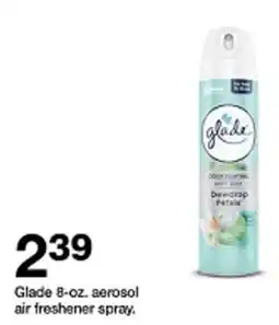 Target Glade aerosol air freshener spray offer