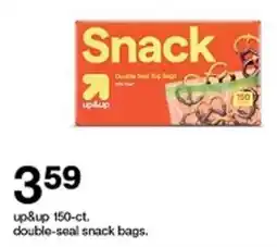 Target up&up double-seal snack bags offer