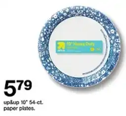 Target up&up paper plates offer