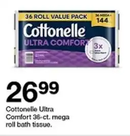 Target Cottonelle Ultra Comfort mega roll bath tissue offer