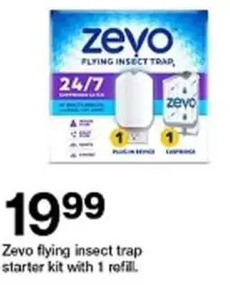 Target Zevo flying insect trap starter kit with 1 refill offer