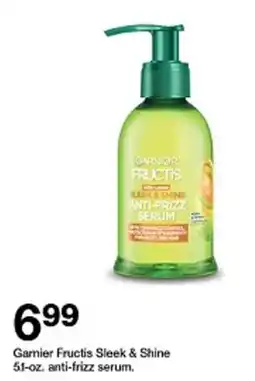 Target Gamier Fructis Sleek & Shine anti-frizz serum offer