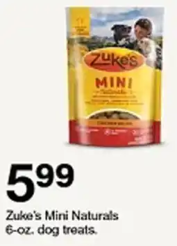 Target Zuke's Mini Naturals dog treats offer