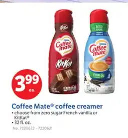 Lidl Coffee Mate coffee creamer offer