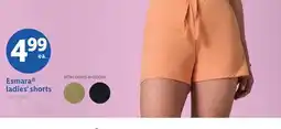 Lidl Esmara ladies' shorts offer