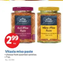 Lidl Vitasia miso paste offer