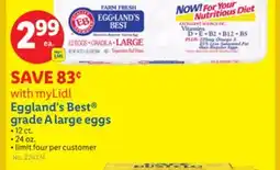 Lidl Eggland's Best grade A large eggs offer