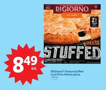 Lidl DiGiorno frozen stuffed crust five cheese pizza offer