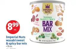 Lidl Imperial Nuts wasabi sweet & spicy bar mix offer