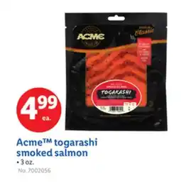 Lidl Acme togarashi smoked salmon offer