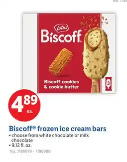 Lidl Biscoff frozen ice cream bars offer