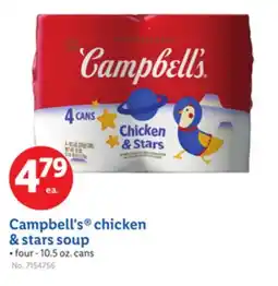 Lidl Campbell's chicken & stars soup offer