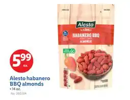 Lidl Alesto habanero BBQ almonds offer