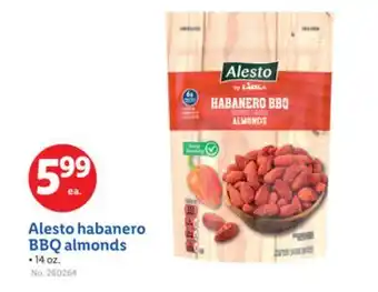 Lidl Alesto habanero BBQ almonds offer