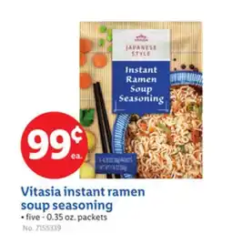 Lidl Vitasia instant ramen soup seasoning offer