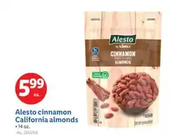 Lidl Alesto cinnamon California almonds offer