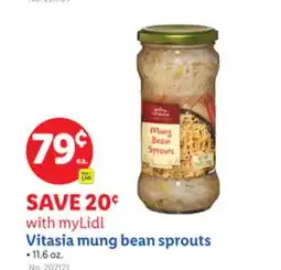 Lidl Vitasia mung bean sprouts offer