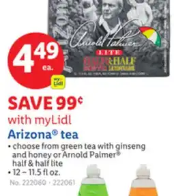 Lidl Arizona tea offer