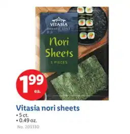Lidl Vitasia nori sheets offer
