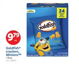 Lidl Goldfish crackers, Minions offer