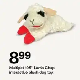 Target Multipet Lamb Chop interactive plush dog toy offer