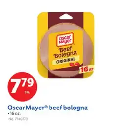 Lidl Oscar Mayer beef bologna offer