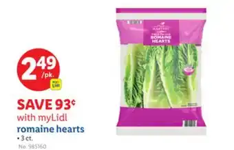 Lidl romaine hearts offer