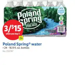 Lidl Poland Spring water offer