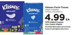 Food 4 Less Kleenex Facial Tissues offer