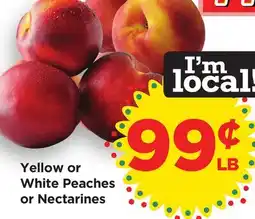 Food 4 Less Yellow or White Peaches or Nectarines offer