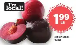 Food 4 Less Red or Black Plums offer