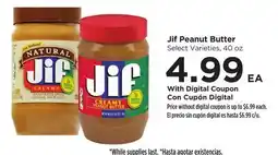 Food 4 Less Jif Peanut Butter offer