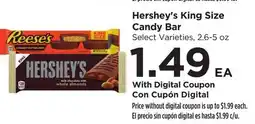 Food 4 Less Hershey's King Size Candy Bar offer