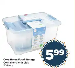 Food 4 Less Core Home Food Storage Containers with Lids offer
