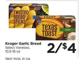 Food 4 Less Kroger Garlic Bread offer