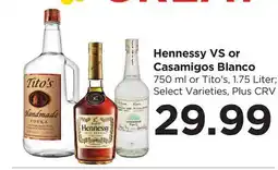 Food 4 Less Hennessy VS or Casamigos Blanco offer