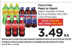 Food 4 Less Coca-Cola, Pepsi or Squirt offer