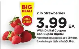 Food 4 Less 2 lb Strawberries offer