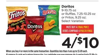 Food 4 Less Doritos offer