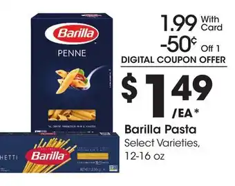 Ralphs Barilla Pasta offer