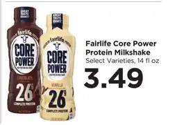 Food 4 Less Fairlife Core Power Protein Milkshake offer