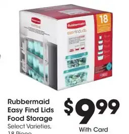 Ralphs Rubbermaid Easy Find Lids Food Storage offer
