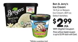 Ralphs Ben & Jerry's Ice Cream offer