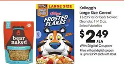 Ralphs Kellogg's Large Size Cereal offer