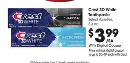 Ralphs Crest 3D White Toothpaste offer